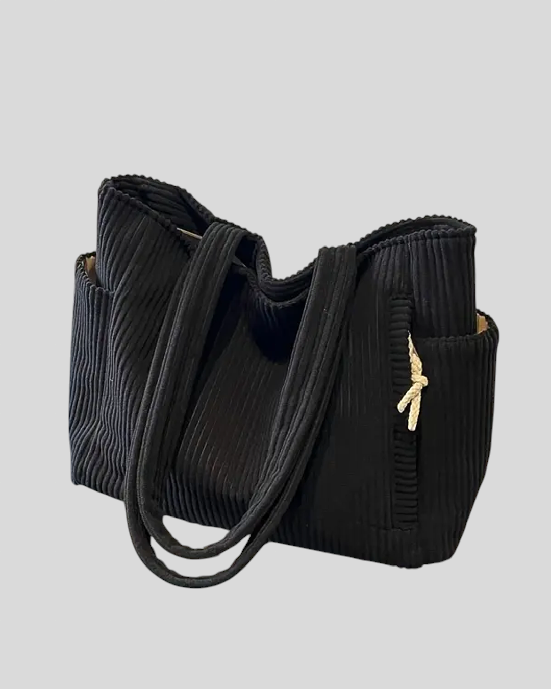 Tilda - Rebrasta torbica s detaljem od konopa Maja Zagreb