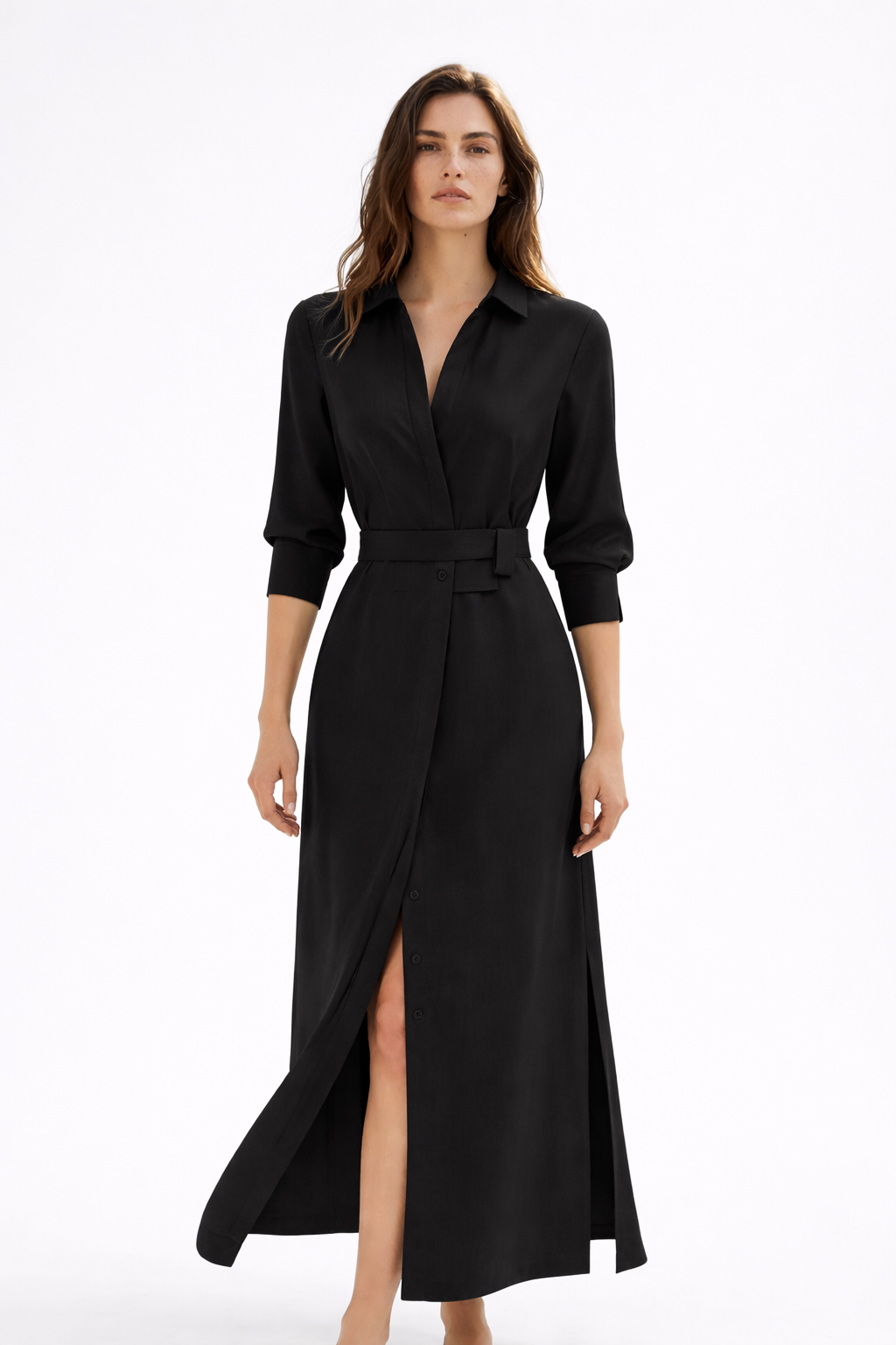 Gordana - Elegantna duga haljina s V-izrezom Maja Zagreb